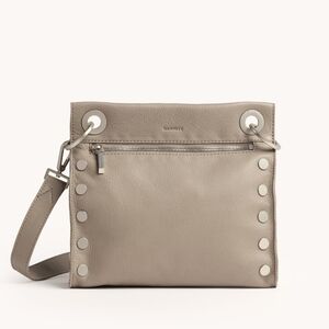 NWOT Hammitt Tony Medium Crossbody In Pewter Pebble Leather